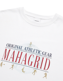 mahagrid (マハグリッド)  ATHLETIC GEAR TEE [WHITE]