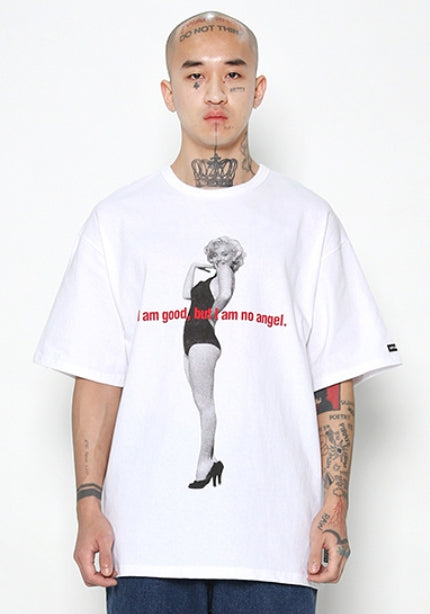 アジョバイアジョ(AJOBYAJO) MM Slogan T-Shirt [WHITE]