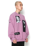 アジョバイアジョ(AJOBYAJO) MM Nylon Patched Sweatshirt [PINK]