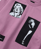 アジョバイアジョ(AJOBYAJO) MM Nylon Patched Sweatshirt [PINK]