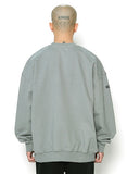 アジョバイアジョ(AJOBYAJO) MM Nylon Patched Sweatshirt [LIGHT KHAKI]