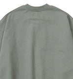 アジョバイアジョ(AJOBYAJO) MM Nylon Patched Sweatshirt [LIGHT KHAKI]