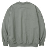 アジョバイアジョ(AJOBYAJO) MM Nylon Patched Sweatshirt [LIGHT KHAKI]