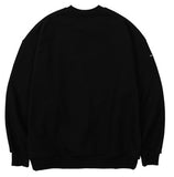 アジョバイアジョ(AJOBYAJO) MM Nylon Patched Sweatshirt [BLACK]