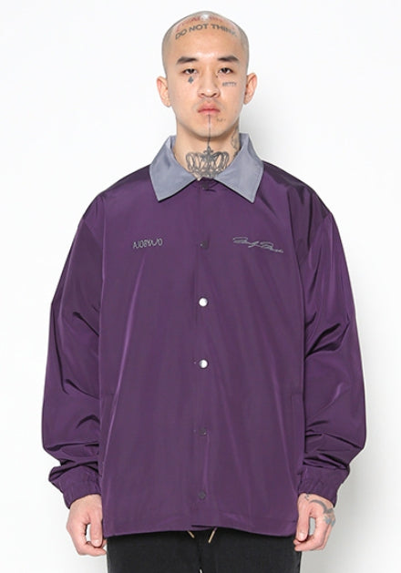 アジョバイアジョ(AJOBYAJO) MM Coach Jacket [PURPLE]