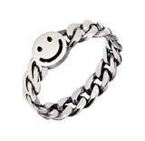 PASION (パシオン) [SILVER925] Happy Smile Chain Ring
