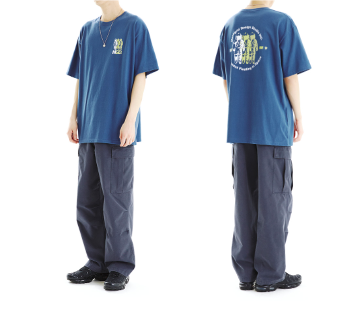 mahagrid (マハグリッド)  ASTRONAUT TEE [BLUE]