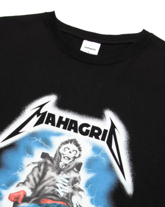 mahagrid (マハグリッド) THRILLER MAN TEE [BLACK