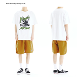 mahagrid (マハグリッド)  FLOWER PRINT TEE [WHITE]