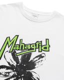 mahagrid (マハグリッド)  FLOWER PRINT TEE [WHITE]