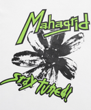 mahagrid (マハグリッド)  FLOWER PRINT TEE [WHITE]