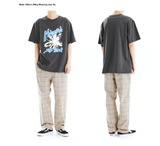 mahagrid (マハグリッド)  FLOWER PRINT TEE [CHARCOAL]