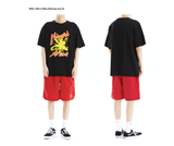 mahagrid (マハグリッド)  FLOWER PRINT TEE [BLACK]