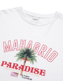 mahagrid (マハグリッド)  PARADISE TEE [WHITE]