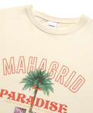 mahagrid (マハグリッド)  PARADISE TEE [CREAM]