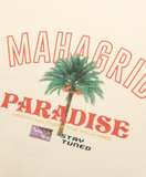 mahagrid (マハグリッド)  PARADISE TEE [CREAM]