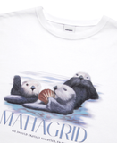 mahagrid (マハグリッド)  SEA OTTER FAMILY TEE [WHITE]