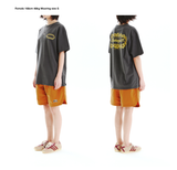 mahagrid (マハグリッド) HIBISCUS TEE [CHARCOAL]