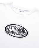 mahagrid (マハグリッド) AWESOME OVAL TEE [WHITE]