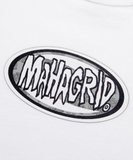 mahagrid (マハグリッド) AWESOME OVAL TEE [WHITE]