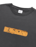 mahagrid (マハグリッド) RAW CUT EDGE TEE [CHARCOAL]