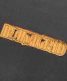 mahagrid (マハグリッド) RAW CUT EDGE TEE [CHARCOAL]