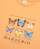 mahagrid (マハグリッド) BUTTERFLIES TEE [PEACH]