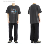 mahagrid (マハグリッド) BUTTERFLIES TEE [CHARCOAL]