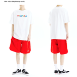 mahagrid (マハグリッド) ALPHABET FRIENDS TEE [WHITE]