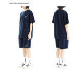 mahagrid (マハグリッド) PAINTER TEE [NAVY]