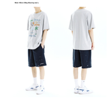 mahagrid (マハグリッド) PAINTER SWEAT SHORT [NAVY]