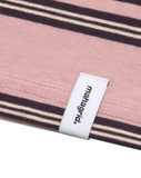 mahagrid (マハグリッド) ROPE LOGO STRIPED TEE [PINK]