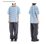 mahagrid (マハグリッド) ROPE LOGO STRIPED TEE [BLUE]