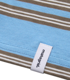 mahagrid (マハグリッド) ROPE LOGO STRIPED TEE [BLUE]