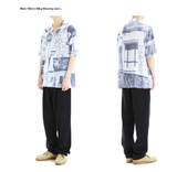 mahagrid (マハグリッド) DOWNTOWN OPEN COLLAR SHIRT [GREY]