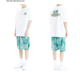 mahagrid (マハグリッド) WATER DYED MESH SHORT [GREEN]