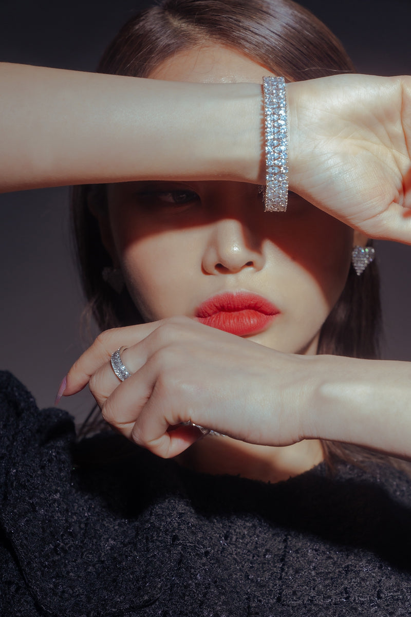 PASION (パシオン) [BLACKLABEL] Mermaid Scale Side and Side Bracelet