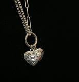PASION (パシオン) [Surgical] Valentine's Heart Unbalanced Necklace