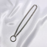 PASION (パシオン) [Surgical] Circle Chain Choker Necklace