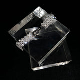 PASION (パシオン) [BLACKLABEL] Flat Square Cubic Bracelet (Silver)