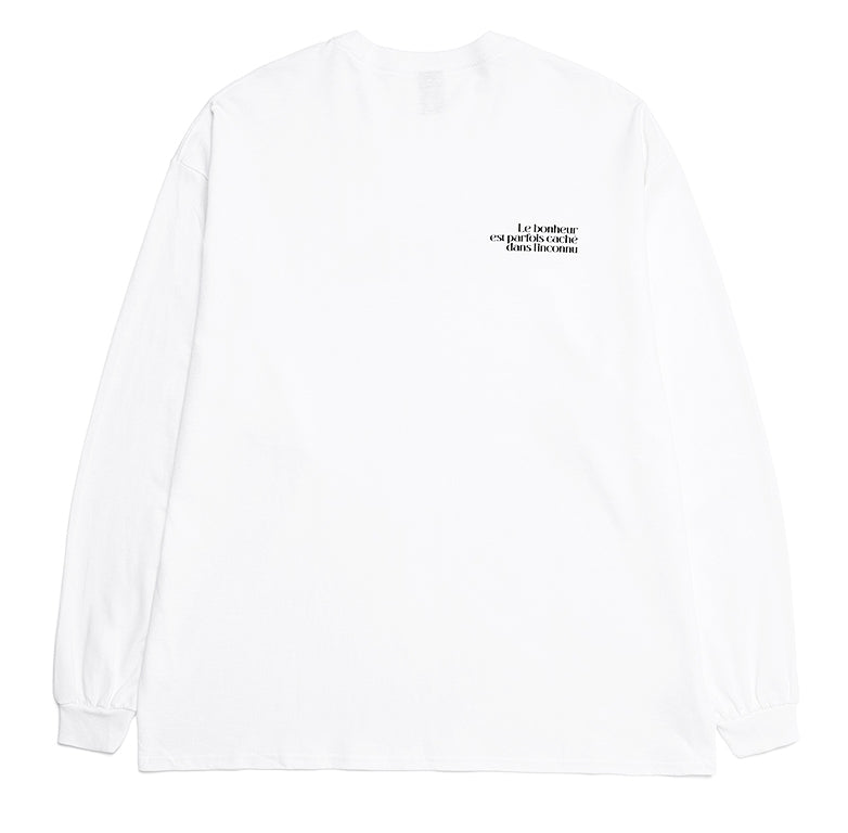 benir (ベニル) BENIR LOGO LONG SLEEVE TEE [WHITE]