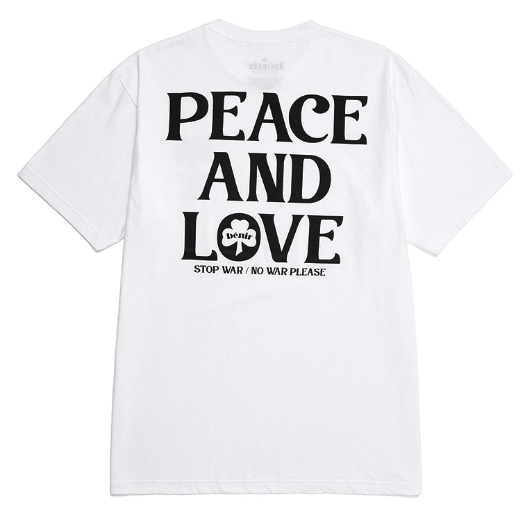 benir (ベニル) BENIR PEACE CLOVER T-SHIRT [WHITE]