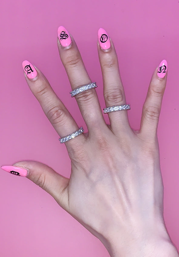 PASION (パシオン) Mini twinkle ring (open ring)