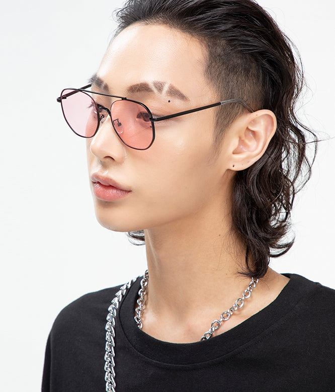 PASION (パシオン) Stigmas Tint Sunglasses (Black Pink/Gold Pink)