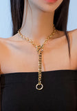 PASION (パシオン) Diger Goldy Long Drop Chain Necklace