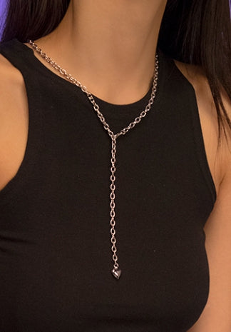 PASION (パシオン) Little Heartball Drop Necklace