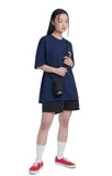 NOMANUAL(ノーマニュアル)  DOODLE LOGO T-SHIRT - DARK NAVY