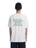 NOMANUAL(ノーマニュアル)  DOODLE LOGO T-SHIRT - CREAM