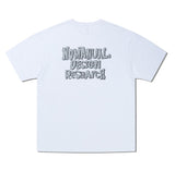 NOMANUAL(ノーマニュアル)  DOODLE LOGO T-SHIRT - WHITE