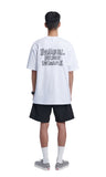 NOMANUAL(ノーマニュアル)  DOODLE LOGO T-SHIRT - WHITE